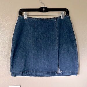 Wild Fable Dark Blue High Waisted Mini Skirt Size 6